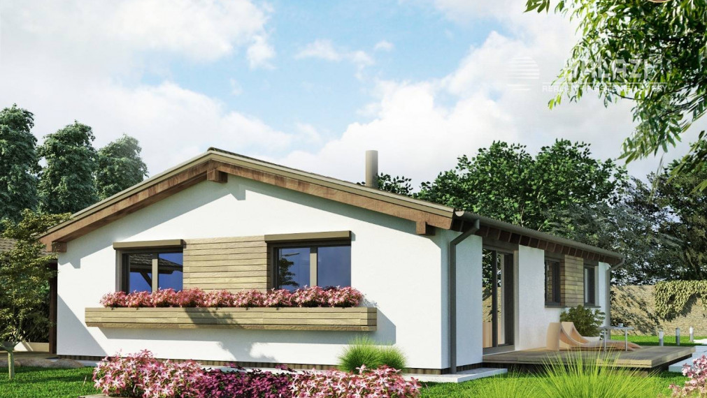 LUXURY_ NÍZKOENERGETICKÝ DREVODOM 5 izbový, 108 m2, okr. Partizánske